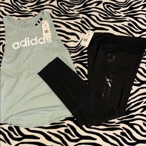 NWT ADIDAS workout outfit size M